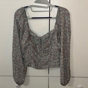 South Moon Under Floral Print Blouse